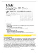 AS Level History A OCR &lpar;May&ndash;June 2025&rpar; &vert; Combined Question Papers & Mark Schemes