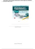 TEST BANK for Microbiology Fundamentals A Clinical Approach 4th Edition by Marjorie Kelly Cowan Complete All Chapters 1-22&excl; ALREADY RATED A&plus; 100&percnt; CORRECT ANSWERS