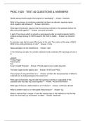 PKSC 1020 - TEST -2 QUESTIONS & ANSWERS