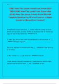 OHIO State Fire Alarm actual Exam Newest 2025 2026 &sol;OHIO State Fire Alarm Exam Preparation  &sol;OHIO State Fire Alarm Practice Exam With 400  Complete Questions And Correct Answers &vert;Already  Graded A&plus;&vert;&vert;Brand New Versions&excl;&excl; 