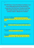 NSG 555 Exam 1 Nurse Practitioners In Primary Care  Newest 2025-2026 Proctored &sol;NSG 555 Exam 1  Preparation &sol;NSG 555 Exam 1 Practice Exam With  100 Complete Questions And Correct Answers  &vert;Already Graded A&plus;&vert;&vert;Brand New Versions&excl;&excl; 