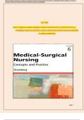 DeWit&rsquo;s Medical-Surgical Nursing&colon; Concepts and Practice &lpar;6th Edition&comma; Holly K&period; Stromberg&rpar; &ndash; Complete Chapters 1&ndash;49 Test Bank with Verified Questions & Detailed Answers &lpar;A&plus; Graded&rpar;