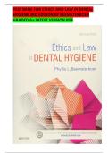 TEST BANK FOR ETHICS AND LAW IN DENTAL HYGIENE 3RD EDITION BY BEEMSTERBOER &vert; ALL CHAPTERS