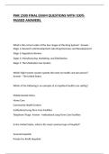 PHR 2500 FINAL EXAM QUESTIONS WITH 100&percnt; PASSED ANSWERS&period;