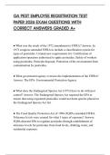 GA PEST EMPLOYEE REGISTRATION TEST PAPER 2026 EXAM QUESTIONS WITH CORRECT ANSWERS GRADED A&plus;