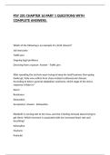 PSY 201 CHAPTER 16 PART 1 QUESTIONS WITH COMPLETE ANSWERS&period;