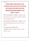 Course Careers Sales Final Exam Prep 2025&colon; Study Guide & Practice Questions