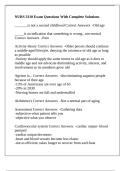 NURS 3310 Exam Questions With Complete Solutions