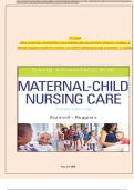 Davis Advantage for Maternal-Child Nursing Care &lpar;3rd Edition&comma; Meredith J&period; Scannell & Kristine Ruggiero&rpar; &ndash; Complete Chapters 1&ndash;33 Test Bank with Expert-Verified Questions & Answers &lpar;A&plus; Graded&rpar;