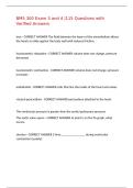 BMS 300 Exam 3 and 4 &vert;115 Questions with Verified Answers&comma;100&percnt;CORRECT