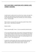 N675 QUIZ WEEK 1 QUESTIONS WITH VERIFIED 100&percnt; CORRECT ANSWERS&period;