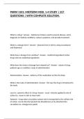 PHRM 1101&colon; MIDTERM MOD&period; 1-4 STUDY &vert; 257 QUESTIONS &vert; WITH COMPLETE SOLUTION&period;