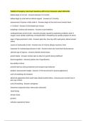 Pediatric Emergency Care Exam Questions with Correct Answers Latest 2025-2026