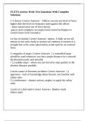 TLETA activity Week Test Questions With Complete Solutions