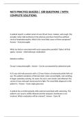 N675 PRACTICE QUIZZES &vert; 188 QUESTIONS &vert; WITH COMPLETE SOLUTIONS&period;