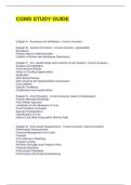CGMS STUDY GUIDE WITH COMPLETE SOLUTIONS