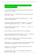 COUC 502 Chapter 12 Questions and Correct Answers&period;