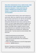 PRSA APRIL EXAM 2025&sol;2026 ACTUAL COMPLETE REAL EXAM  QUESTIONS AND CORRECT ANSWERS&vert; ACCURATE REAL  EXAM WITH FREQUENTLY TESTED QUESTIONS AND  CORRECT ANSWERS WITH RATIONALES &vert;ALREADY             GRADED A&plus; &vert;GUARANTEED PASS&vert; NEWEST EXAM &vert;                   