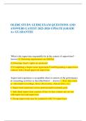 OLERE STUDY GUIDE EXAM QUESTIONS AND ANSWERS LATEST 2025-2026 UPDATE &vert;GRADE A&plus; GUARANTEE
