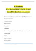 S-290 FINAL EXAM&sol;COMPREHENSIVE GUIDE Exam 2026 Questions and Answers