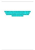 TEST BANK For Basic and Clinical Pharmacology&comma; 14th Edition by Bertram G&period; Katzung&comma;All  Verified Chapters 1 - 66&comma; Completely Covered With Questions&comma;Answers&comma;Rationales And Case Study&period; Newest Version
