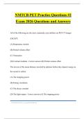 NMTCB PET Practice Questions &num;2 Exam 2026 Questions and Answers