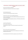 AGEC 340 Exam &num;1 &vert; UPDATED Questions with 100&percnt; Correct Answers &vert; Verified Solutions