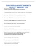 CNSL 503 MOD 4 QUESTIONS WITH  CORRECT ANSWERS 2025 