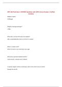 AMT 102 Final Exam &vert; UPDATED Questions with 100&percnt; Correct Answers &vert; Verified Solutions