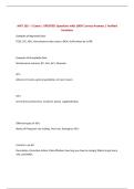 AMT 102 &ndash; 3 Exam &vert; UPDATED Questions with 100&percnt; Correct Answers &vert; Verified Solutions