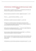 AMT 102 Final Exam &vert; UPDATED Questions with 100&percnt; Correct Answers &vert; Verified Solutions
