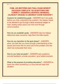 FAML 420 MIDTERM AND FINAL EXAM NEWEST  2025&sol;2026 COMPLETE 150 QUESTIONS AND  CORRECT ANSWERS &lpar;VERIFIED ANSWERS&rpar;