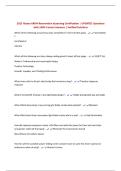 2023 Nissan ARIYA Reservation eLearning Certification &vert; UPDATED Questions with 100&percnt; Correct Answers &vert; Verified Solutions