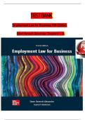 Test Bank for Employment Law for Business&comma; 10th Edition by Dawn Bennett-Alexander &vert; Complete Chapters &vert; 2026 Edition