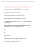 ASU MIC 205 Exam 2 2025 &vert; UPDATED Questions with 100&percnt; Correct Answers &vert; Verified Solutions