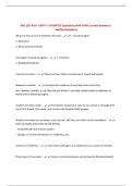 MIC 205 ASU- UNIT 4 &vert; UPDATED Questions with 100&percnt; Correct Answers &vert; Verified Solutions