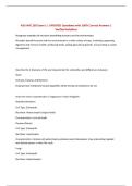 ASU MIC 205 Exam 1 &vert; UPDATED Questions with 100&percnt; Correct Answers &vert; Verified Solutions