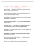 Bundle for ASU MIC 205 EXAMS  &vert; All UPDATED Questions with 100&percnt; Correct Answers &vert; Verified Solutions