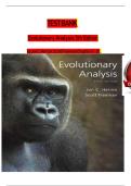 Test Bank for Evolutionary Analysis&comma; 5th Edition by Herron & Freeman &vert; Chapters 1&ndash;20 &vert; 2026 Edition