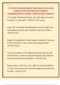 FCTC WRITTEN EXAM NEWEST 2025&sol; 2026 ACTUAL EXAM  COMPLETE 200 QUESTIONS AND CORRECT  ANSWERS&vert;ALREADY GRADED A&plus;&vert;&vert;BRAND NEW VERSION&excl;&excl;&excl;