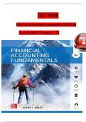 Financial Accounting Fundamentals 8th Edition Complete Success Bundle 2026 A&plus; Test Bank Study Companion &plus; Solution Manual Review Pack