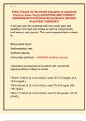 FHEA &lpar;Faculty for the Health Education of Advanced  Practice&rpar; Exam Prep&vert;&vert; QUESTIONS AND CORRECT  ANSWERS WITH RATIONALES &vert;ALREADY GRADED  A&plus;&vert;&vert;LATEST VERSION&excl;&excl;&excl;