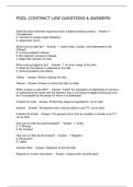 PGDL CONTRACT LAW QUESTIONS & ANSWERS