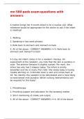 mn 580 peds exam questions with answers
