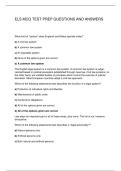 ELS MCQ TEST PREP QUESTIONS AND ANSWERS