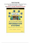Accounting Information Systems&colon; Connecting Careers&comma; Systems&comma; and Analytics &ndash; 1st Edition &lpar;Arline A&period; Savage&rpar; &vert; Complete Test Bank &lpar;All Chapters&rpar;