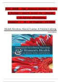 Test Bank for Olds' Maternal-Newborn Nursing & Women's Health Across the Lifespan&comma; 11th Edition by Davidson &vert; Chapters 1&ndash;36 Complete &vert; 2026 Edition