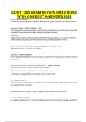 CONT 1300 EXAM REVIEW QUESTIONS WITH CORRECT ANSWERS 2025