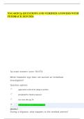 NSG 6020 3p QUESTIONS AND VERIFIED ANSWERS WITH FEEDBACK 2025/2026