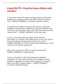 CompTIA ITF&plus; Practice Exam &lpar;80qs&rpar; with answers